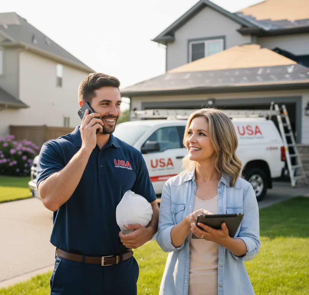USA Roof Repair Experts customer support in Orient